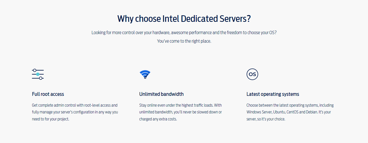 Dedicated Server USPs