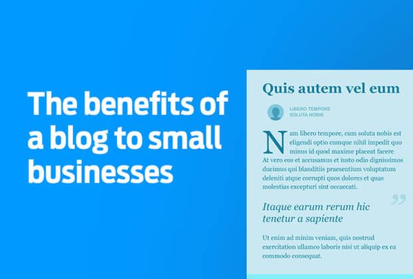 6 benefits of a small business blog