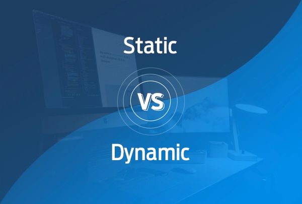 Static vs dynamic websites