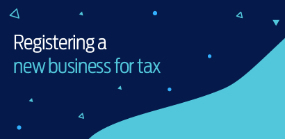 Registering a new business for tax