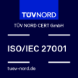 ISO 27001-certified badge